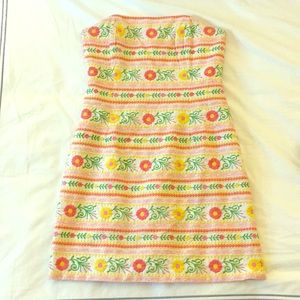 Lilly Pulitzer Embroidered Sundress size 4